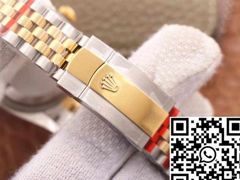 Diamond Dial Datejust 126233 Factory Rolex Gold EW 0101